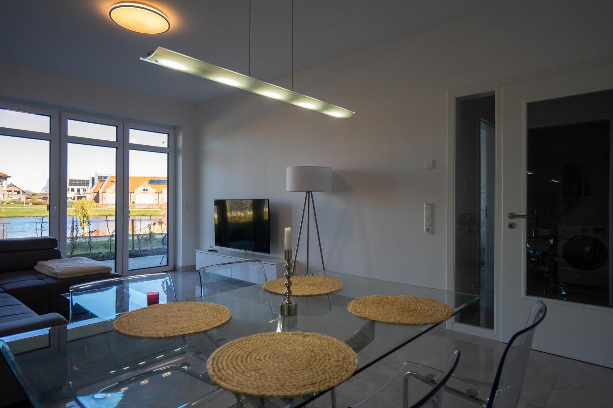 Tomkes Ferienwohnung Am See Rhauderfehn Exterior foto